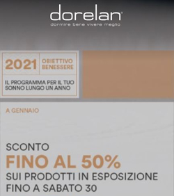 Dorelan Sconti fino al 50%