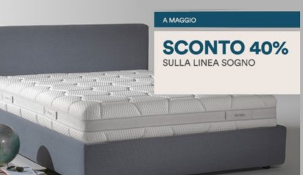 Offerta Dorelan, sconti fino al 40% sulla Linea Sogno