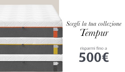 Offerta Tempur, risparmi fino a 500 euro!