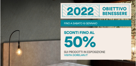 Offerta Dorelan, sconti fino al 50%!